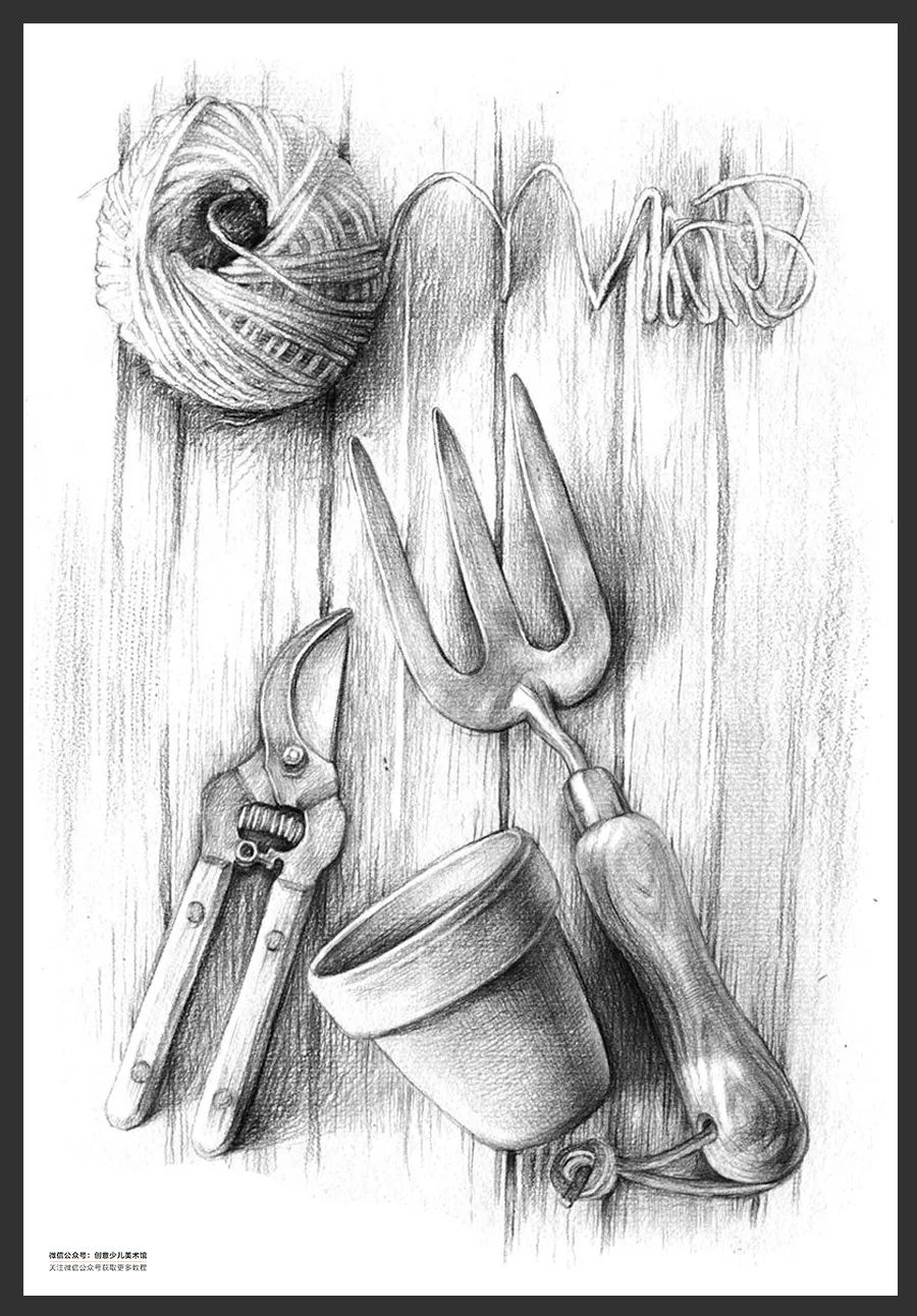 素描绘画素材9-12岁,素描基础绘画教程创意素描