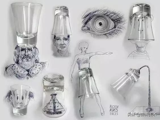 100种插画创意方法,好看的小插画铅笔