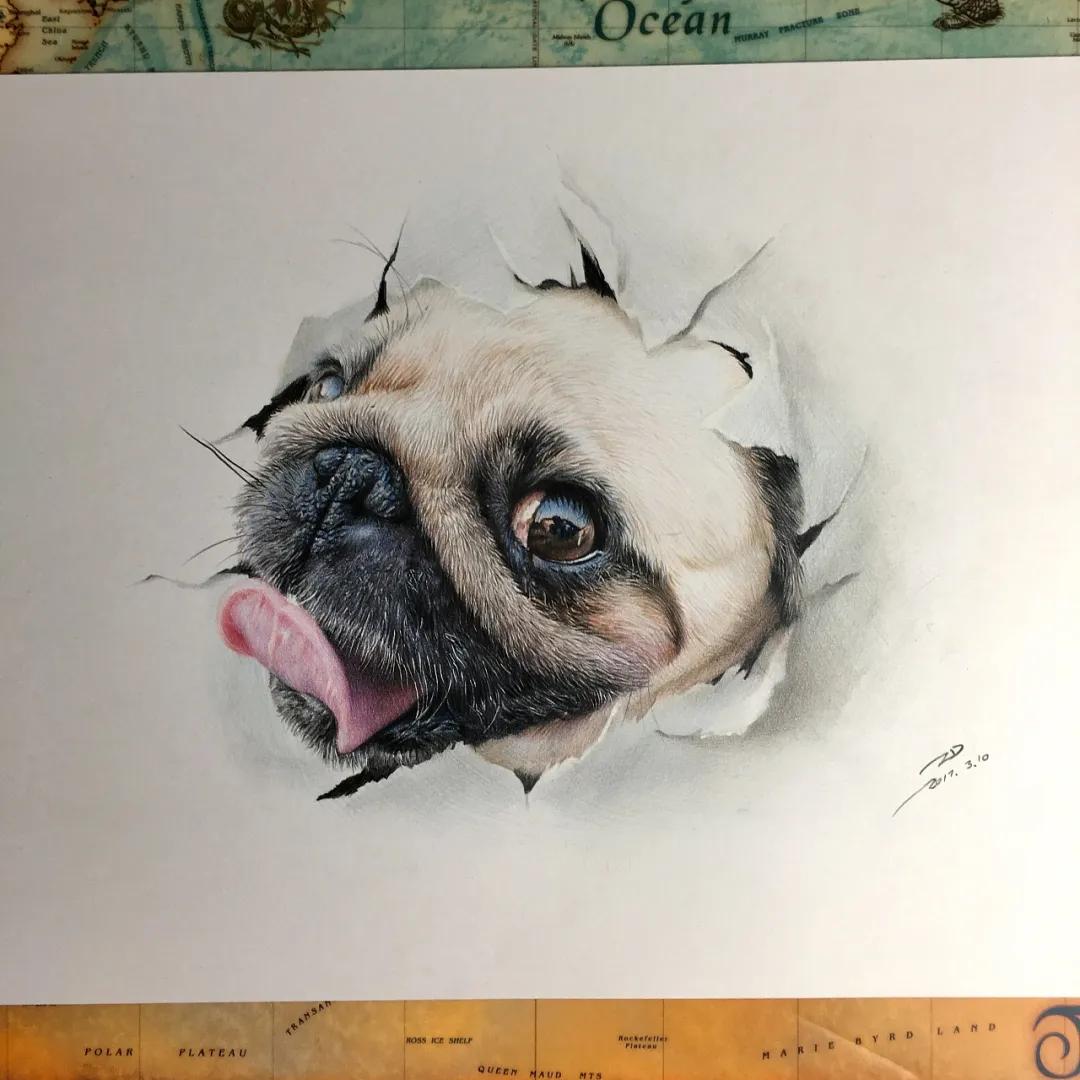 90后小伙用笔画画,九零后小伙靠画肖像漫画走红网络