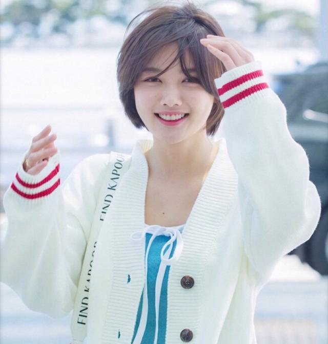 金裕贞短发圆脸,金裕贞短发发型适合圆脸吗