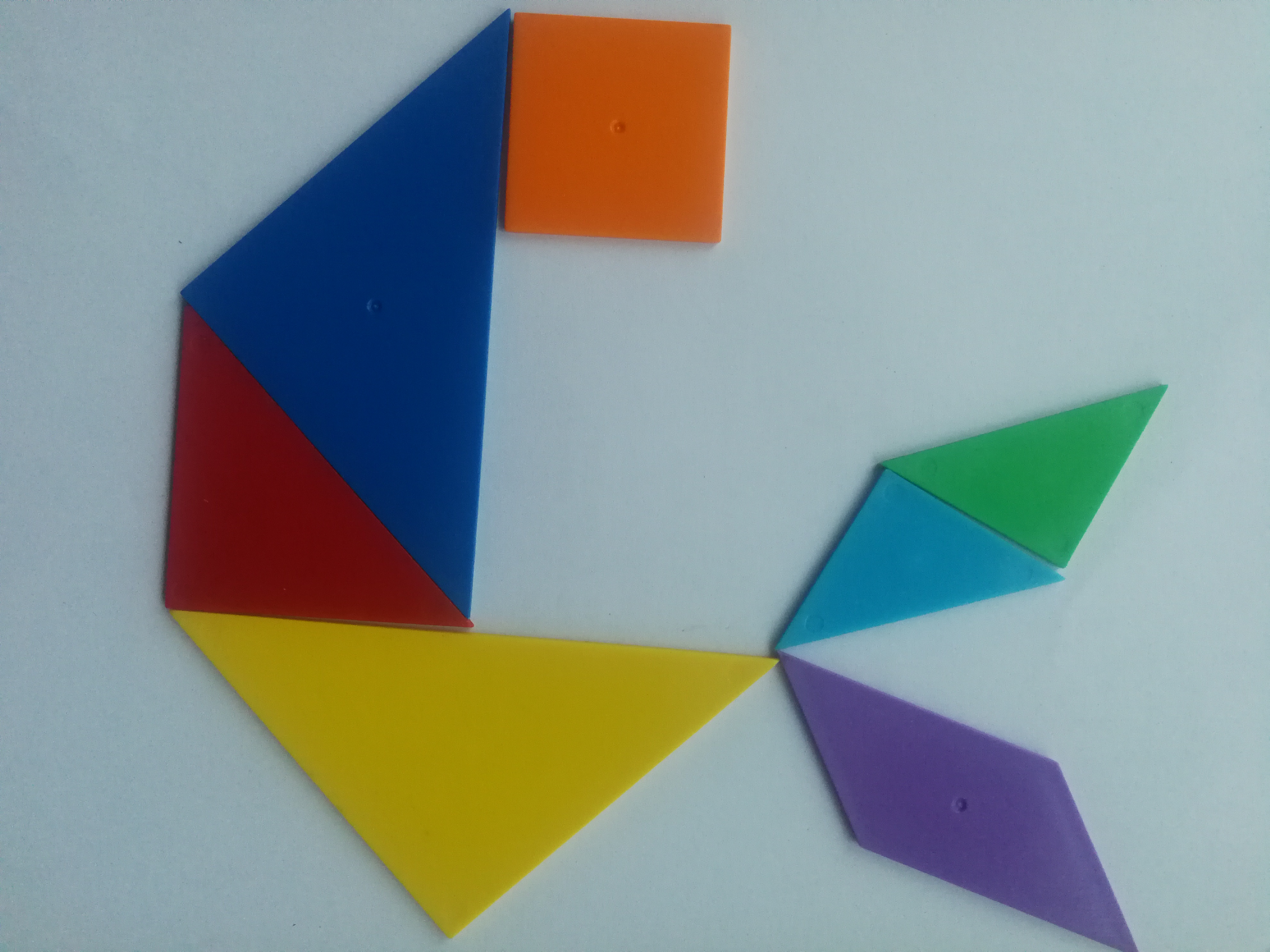 用七巧板拼房子,用七巧板拼动物