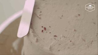 玫瑰荔枝覆盆子芝士蛋糕,粉色派覆盆子香草味蛋糕