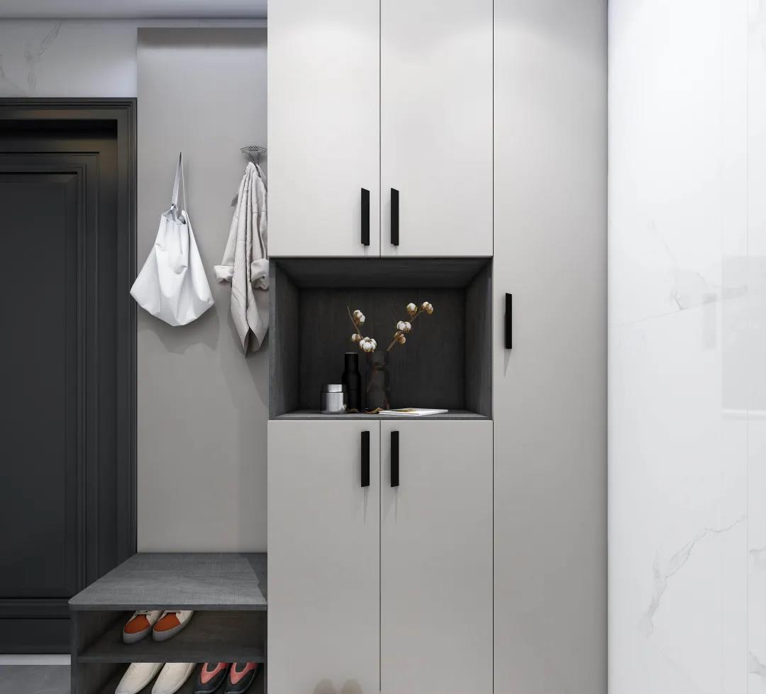 小户型玄关柜子设计高级感,悬空玄关柜子最新款式