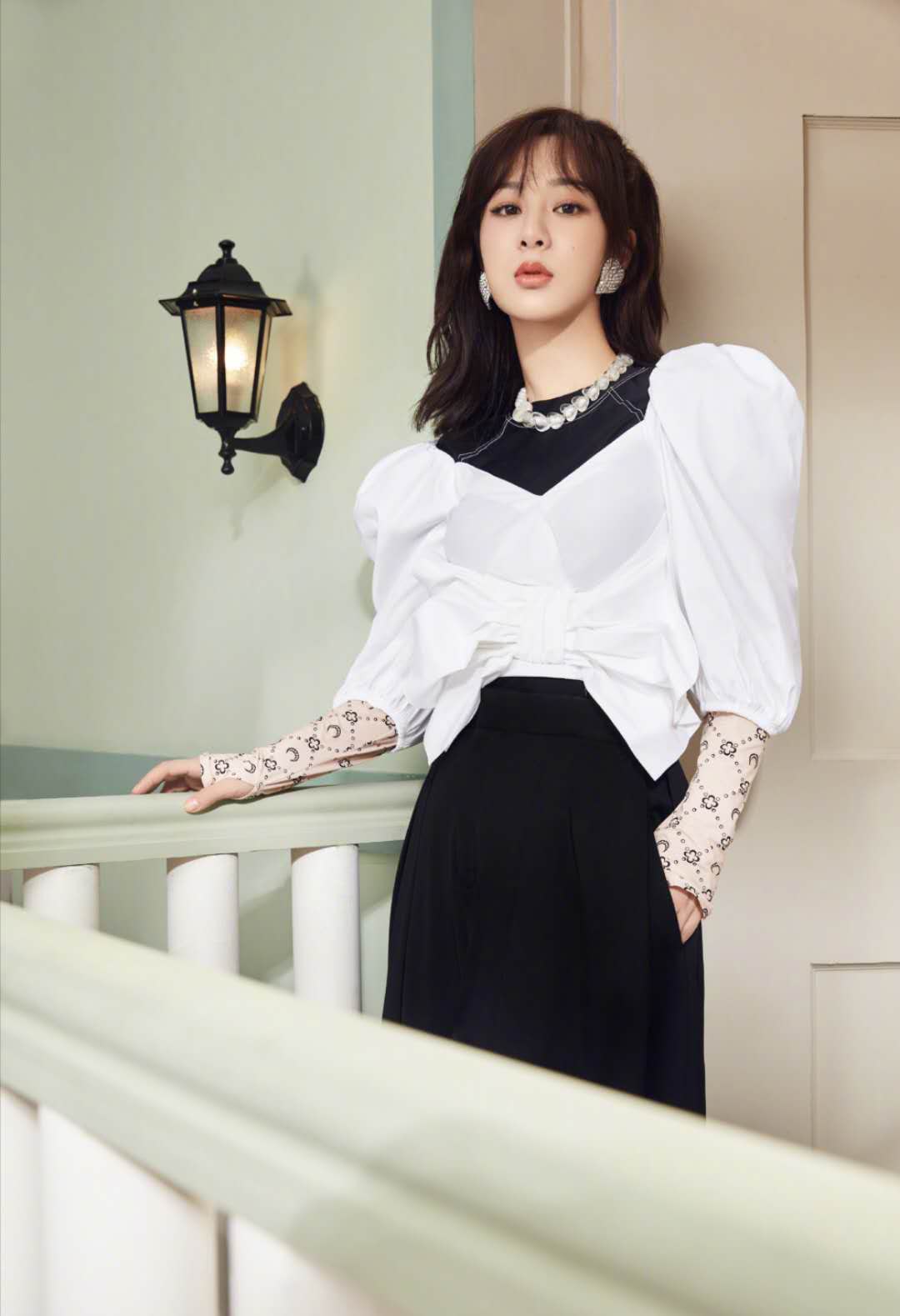 复古巴洛克衬衫穿搭,巴洛克风衬衫穿搭