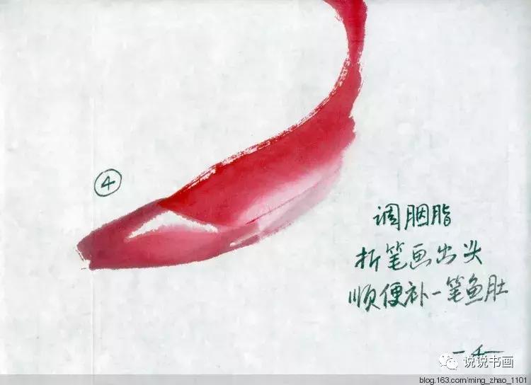 工笔画花鸟入门教程步骤图,国画教学工笔花鸟燕子的重彩画法