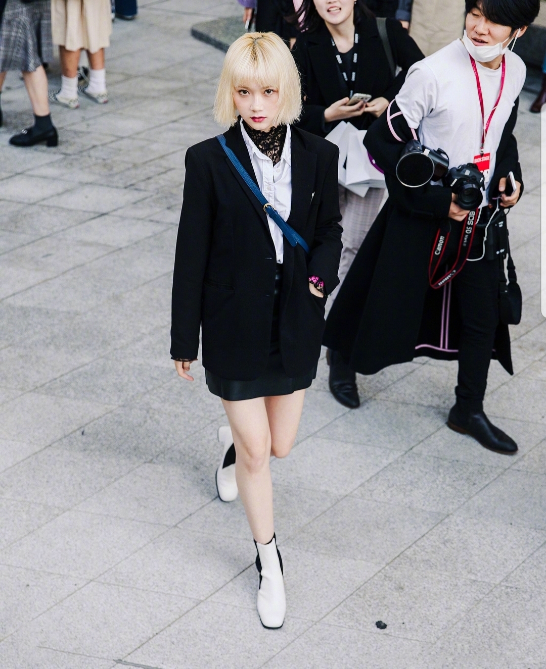 韩国街头穿搭秋冬,韩国时尚博主穿衣搭配秋冬