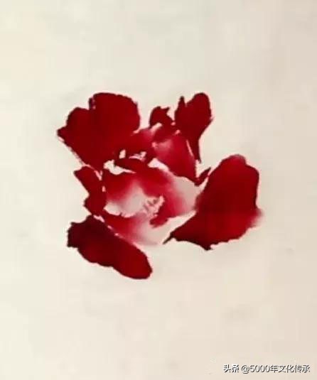 国画技法月季花写意画法详解,中国画写意月季花的详细画法