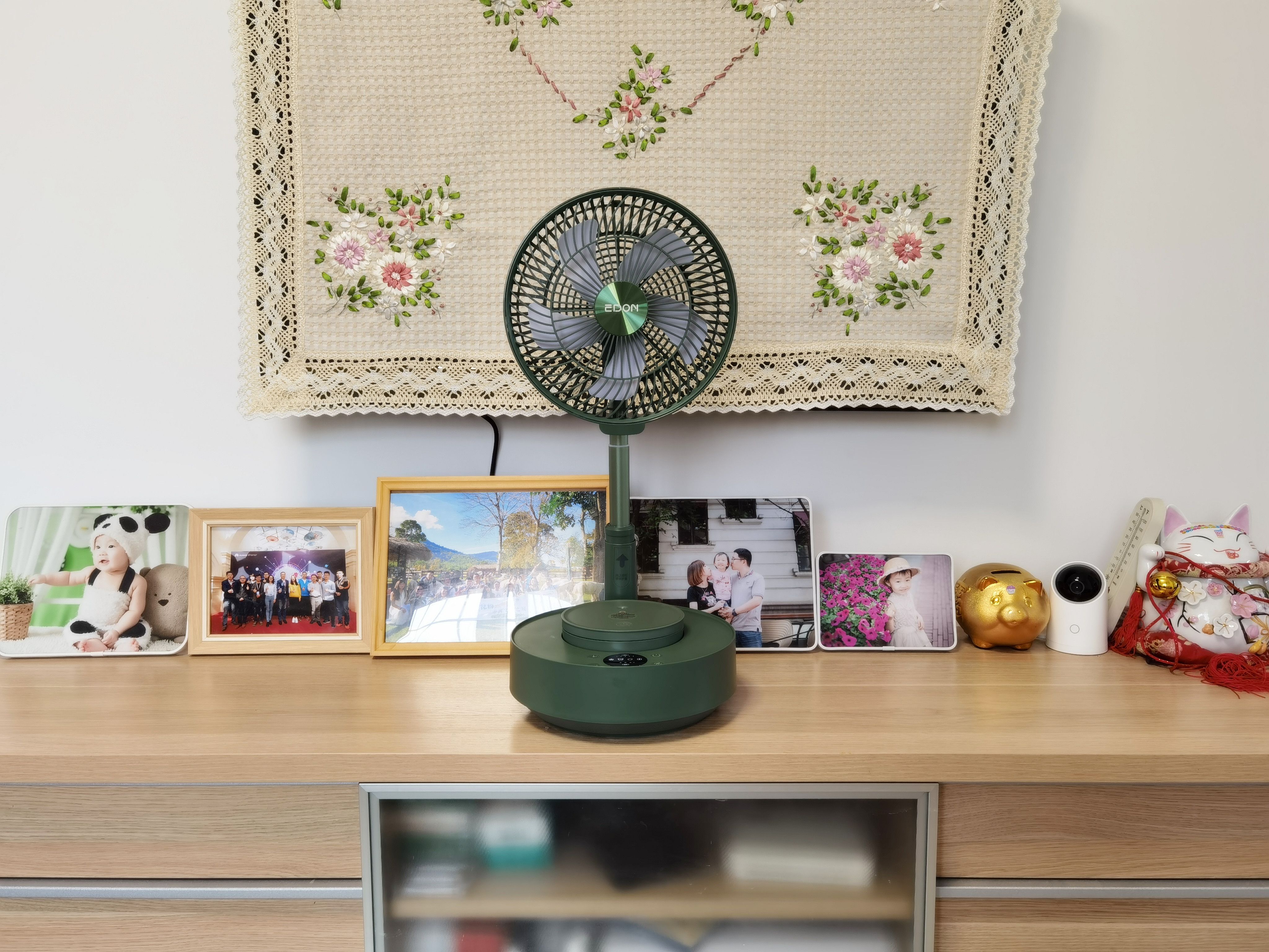爱登edon悬浮收纳落地扇e908,爱登edon落地扇折叠收纳电风扇