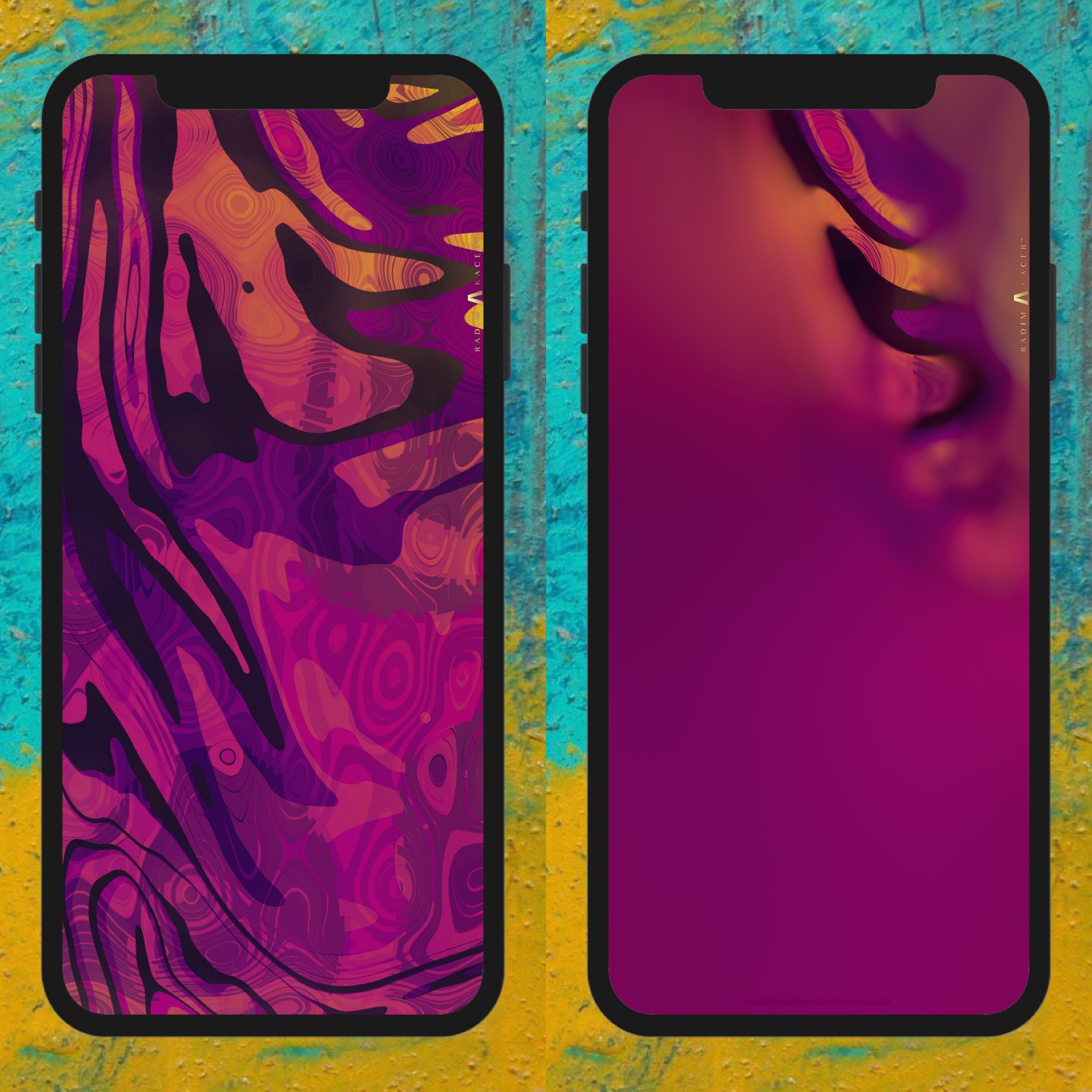 优阿纯色壁纸,色彩鲜亮的好看手机壁纸