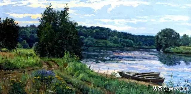 俄罗斯油画大师风景油画教程视频,俄罗斯维克多风景油画视频作品