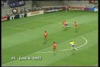 罗纳尔多十大最佳进球,外星人罗纳尔多世界杯进球全纪录