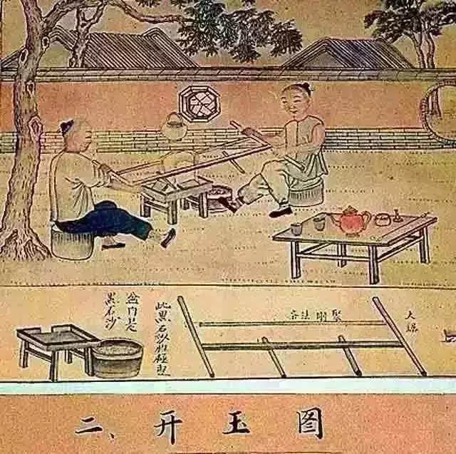 老祖宗制作物件过程,现代制玉过程