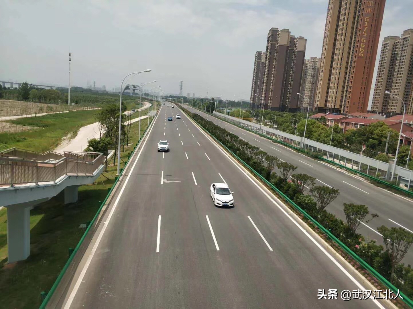 新洲江北大道北延,武汉江北快速路东延新洲段