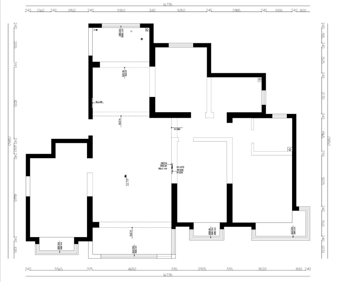 周海滨设计,200平威海蓝星万象城装修设计
