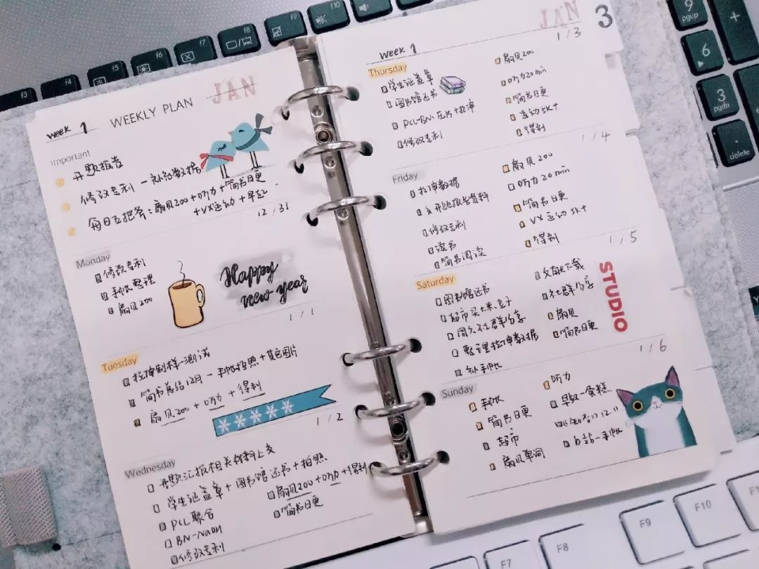 小白做手帐vs王者做手帐,手帐小白做手帐