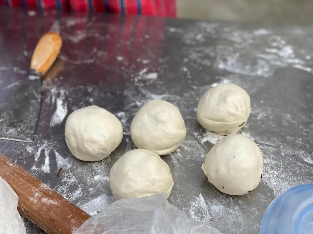 烧饼网红小摊,安徽歙县网红烧饼