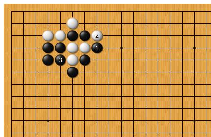 给宝爸宝妈的围棋课，林老师围棋教案第十四课：罩（枷）（2）