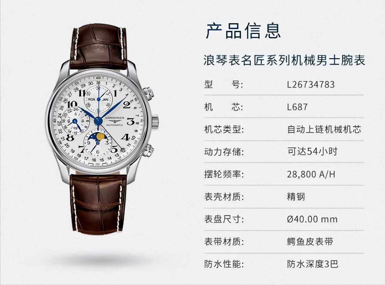 2万左右的手表浪琴和欧米茄,欧米茄手表与浪琴手表排名对比