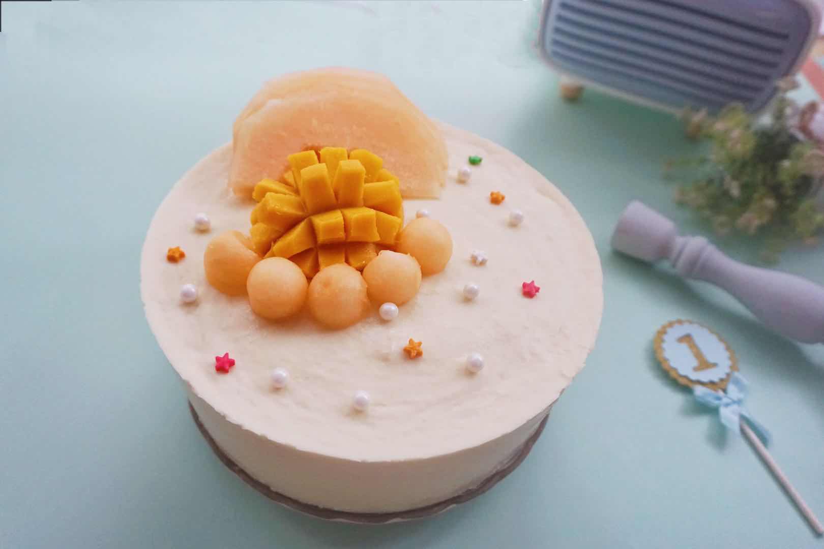 宝宝一岁生日自己做蛋糕图片,宝宝生日蛋糕自制1周岁