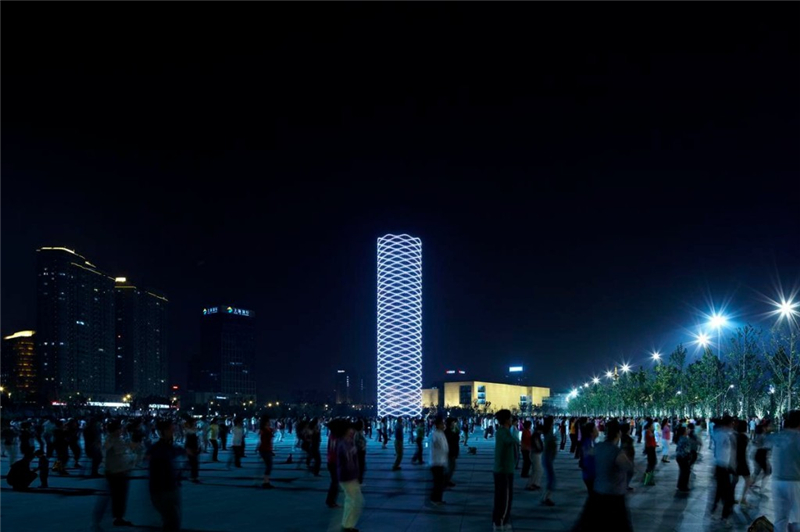 天津环形塔--镂空钢管塔