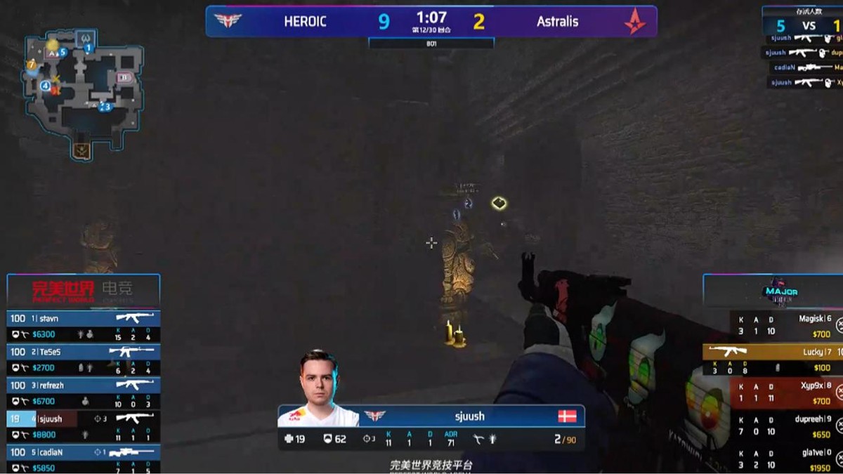 csgo胜者组决赛g2打小蜜蜂,csgo18年a队