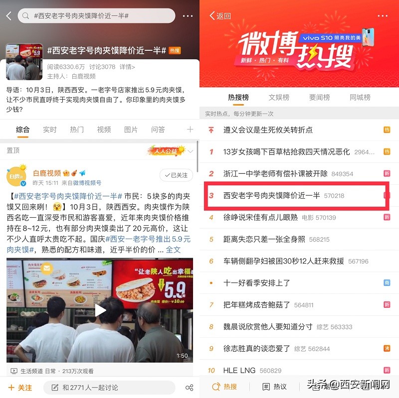 西安老字号肉夹馍,西安老字号肉夹馍降价近一半