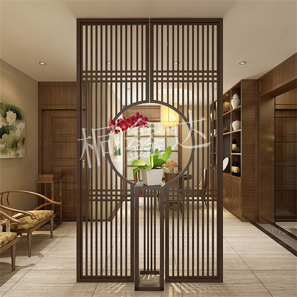 入户不锈钢屏风隔断效果图,云南不锈钢屏风隔断供应