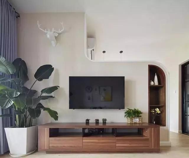 2021电视背景墙简约风格图片,电视背景墙轻奢风格装修效果图
