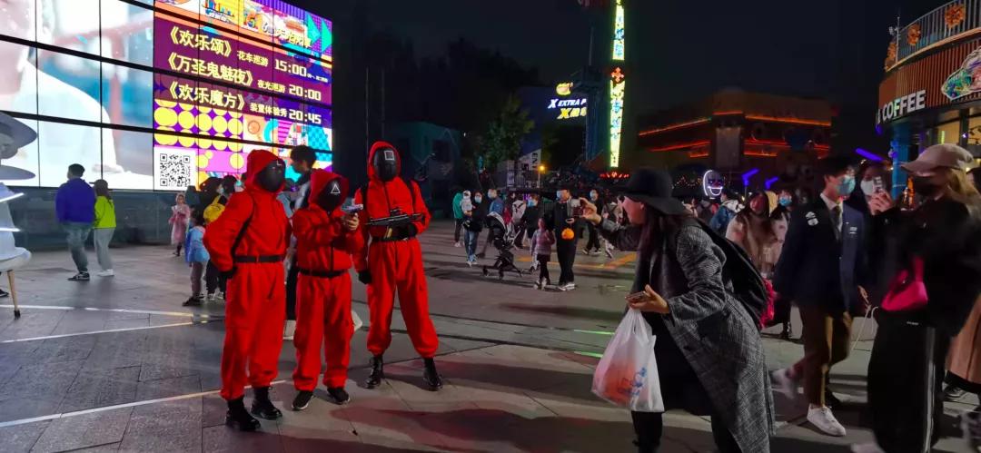 鱿鱼游戏火爆到什么程度,鱿鱼游戏万圣节
