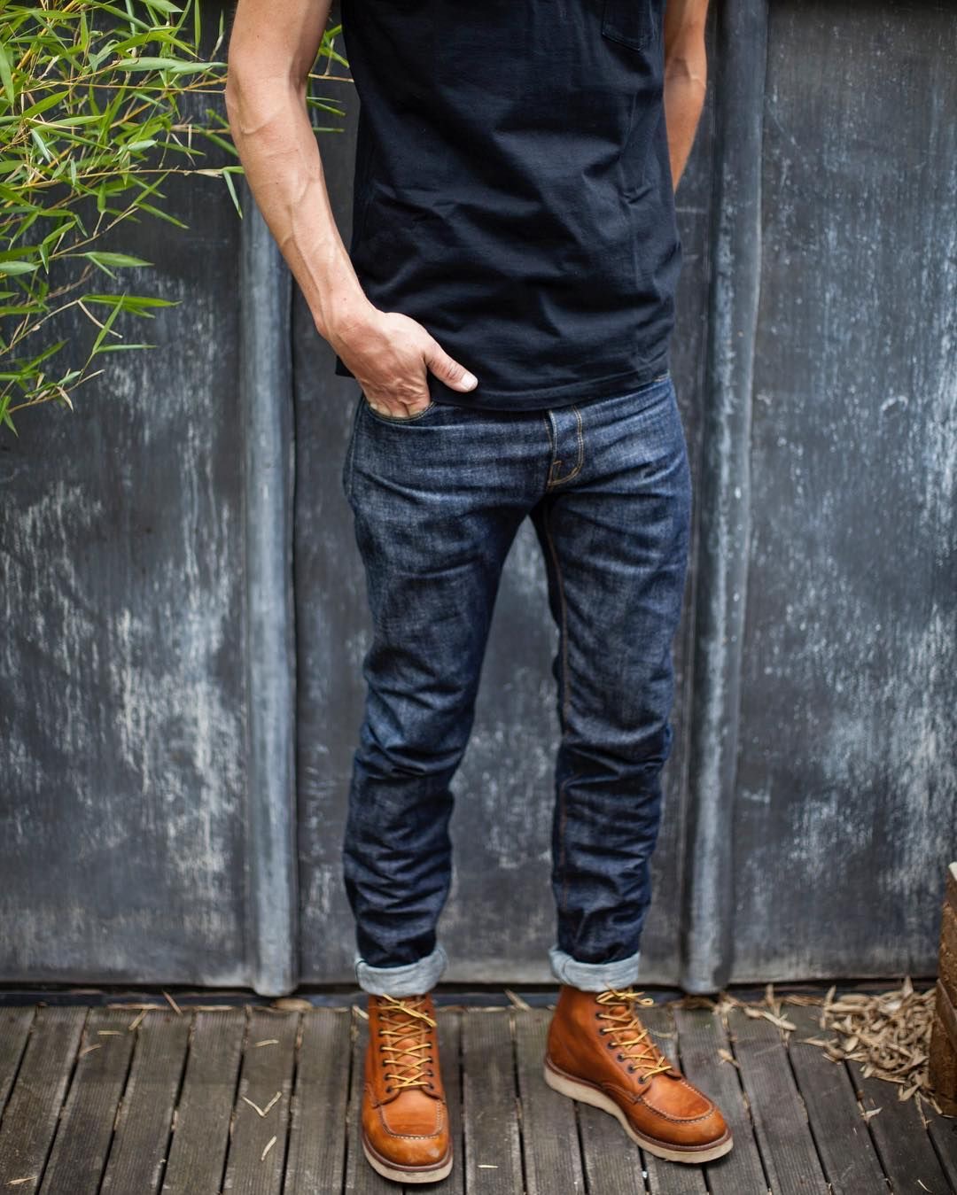 redwing外国穿搭,redwing搭西装