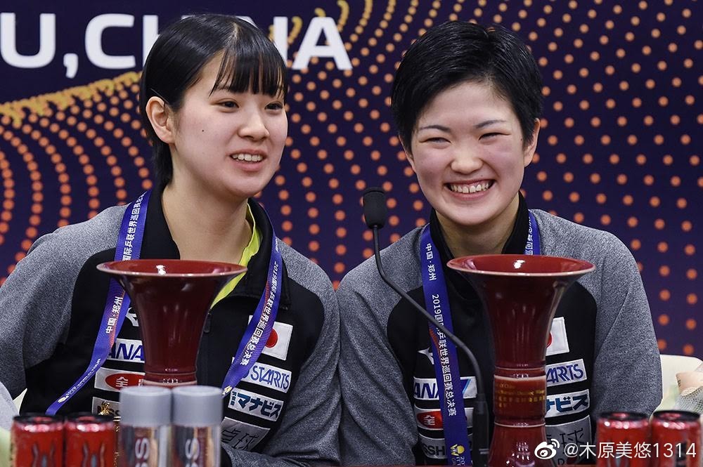 日本15岁乒乓天才说中文超标准！能看能写，双打排名高居世界第一