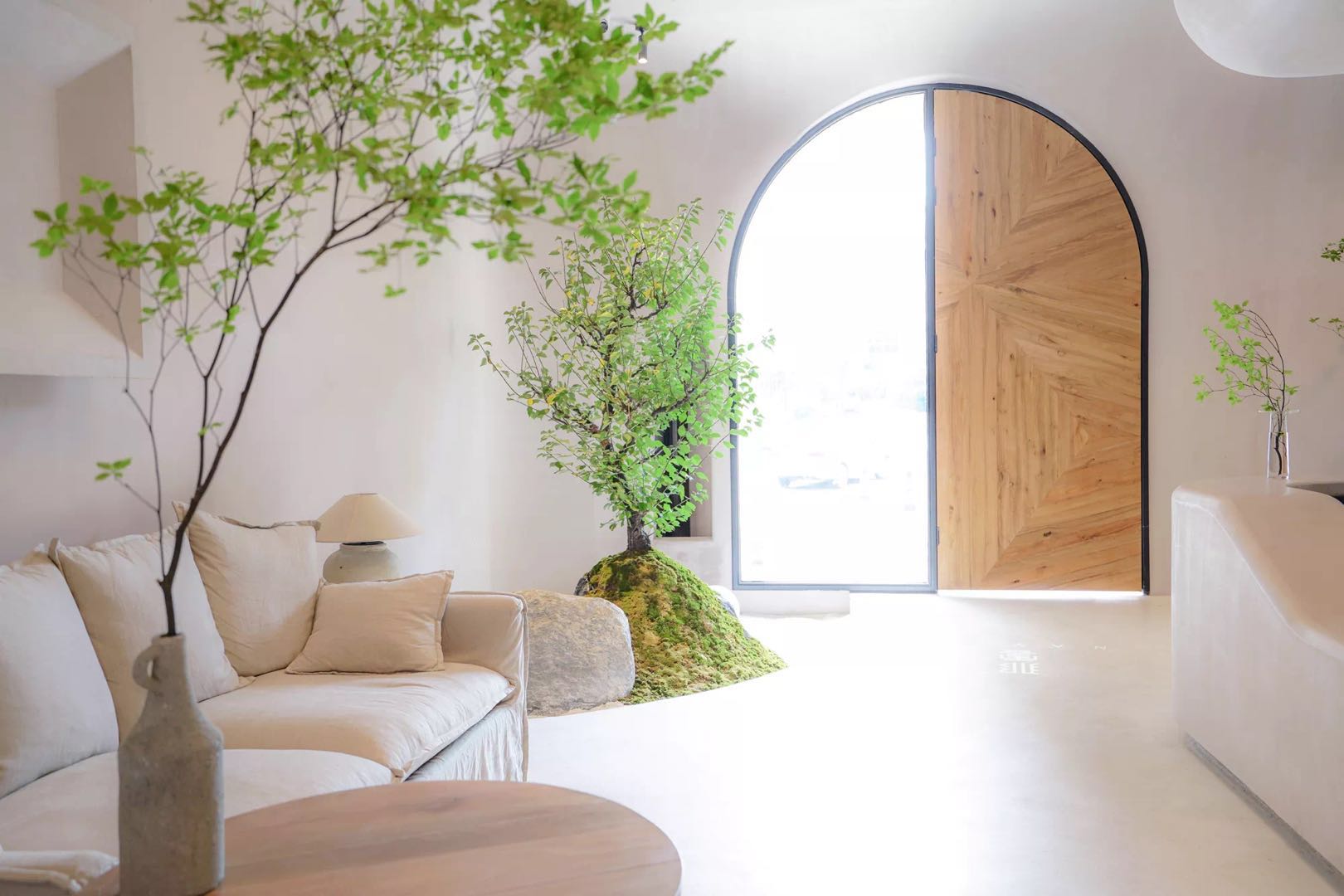 侘寂风格装修水泥墙,小户型水泥装修风格禅意