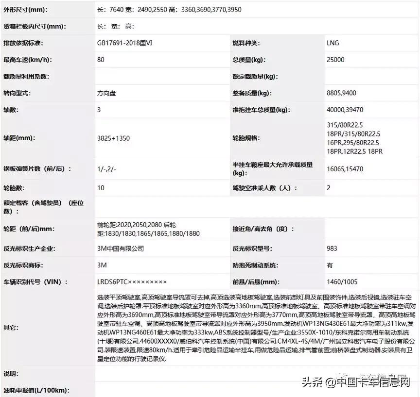 欧曼国五牵引车新车,15年欧曼9.6高栏350马力