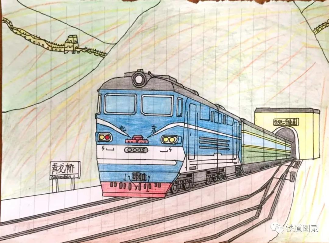 铁路人文:手绘火车