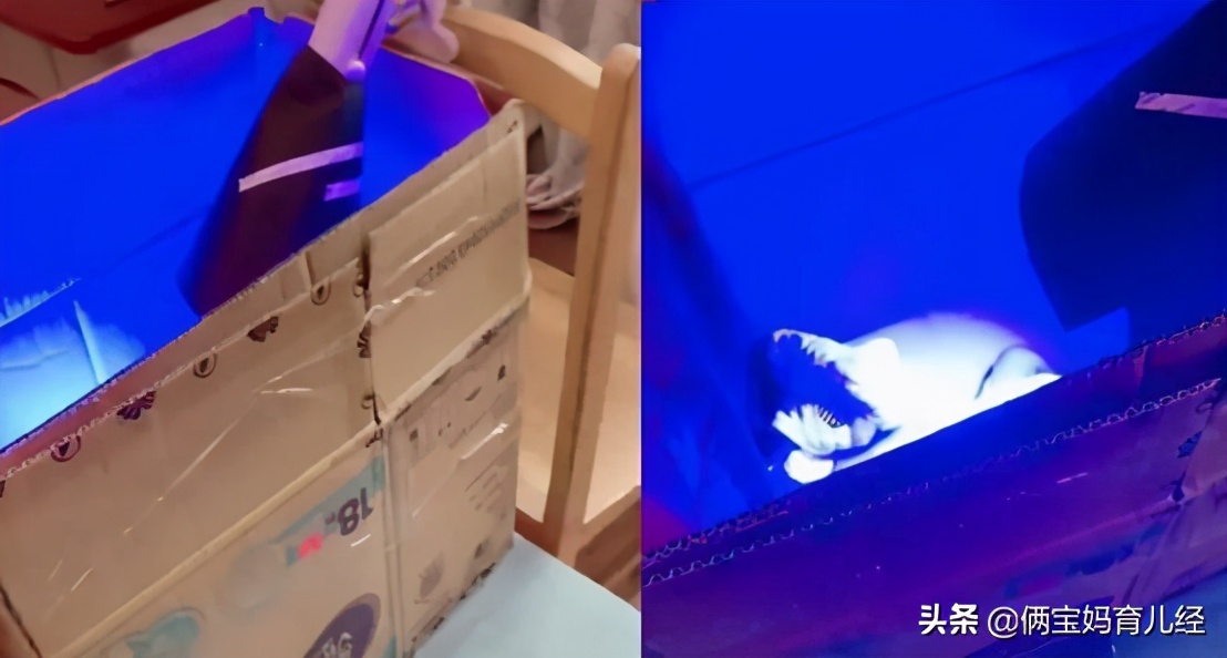 医院照蓝光孩子遭罪吗,小婴儿照蓝光有多可怜