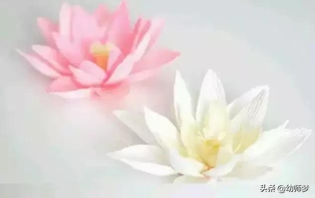 半成品荷花睡莲手工材料包,荷花睡莲水池制作