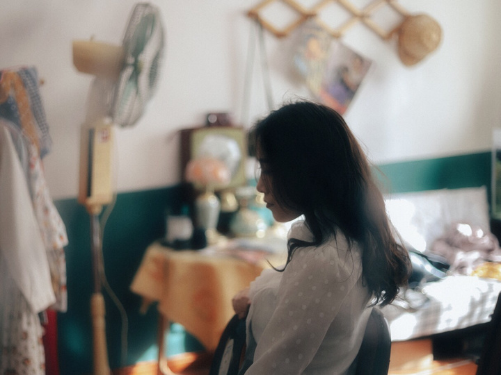 画报复古少女写真,复古胶片风少女写真