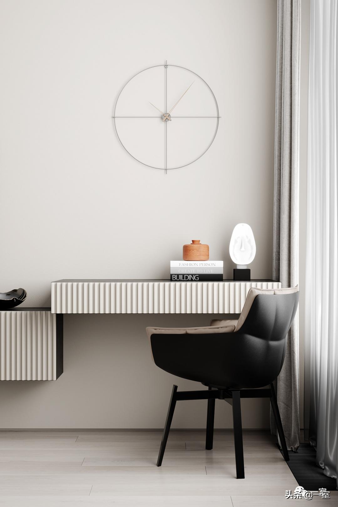 餐厅书房一体设计,书房客房一体设计