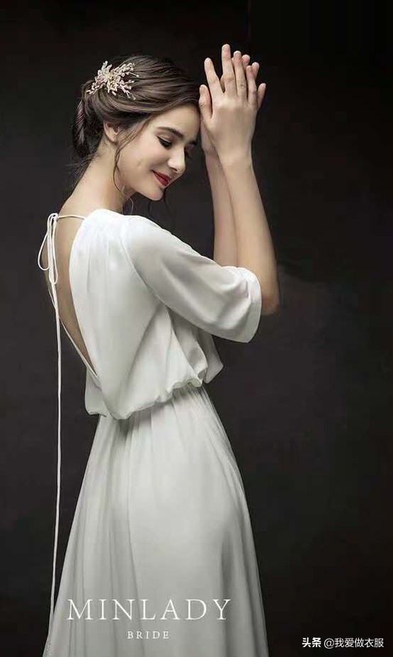 森系长裙设计感,度假风长裙连衣裙裁剪