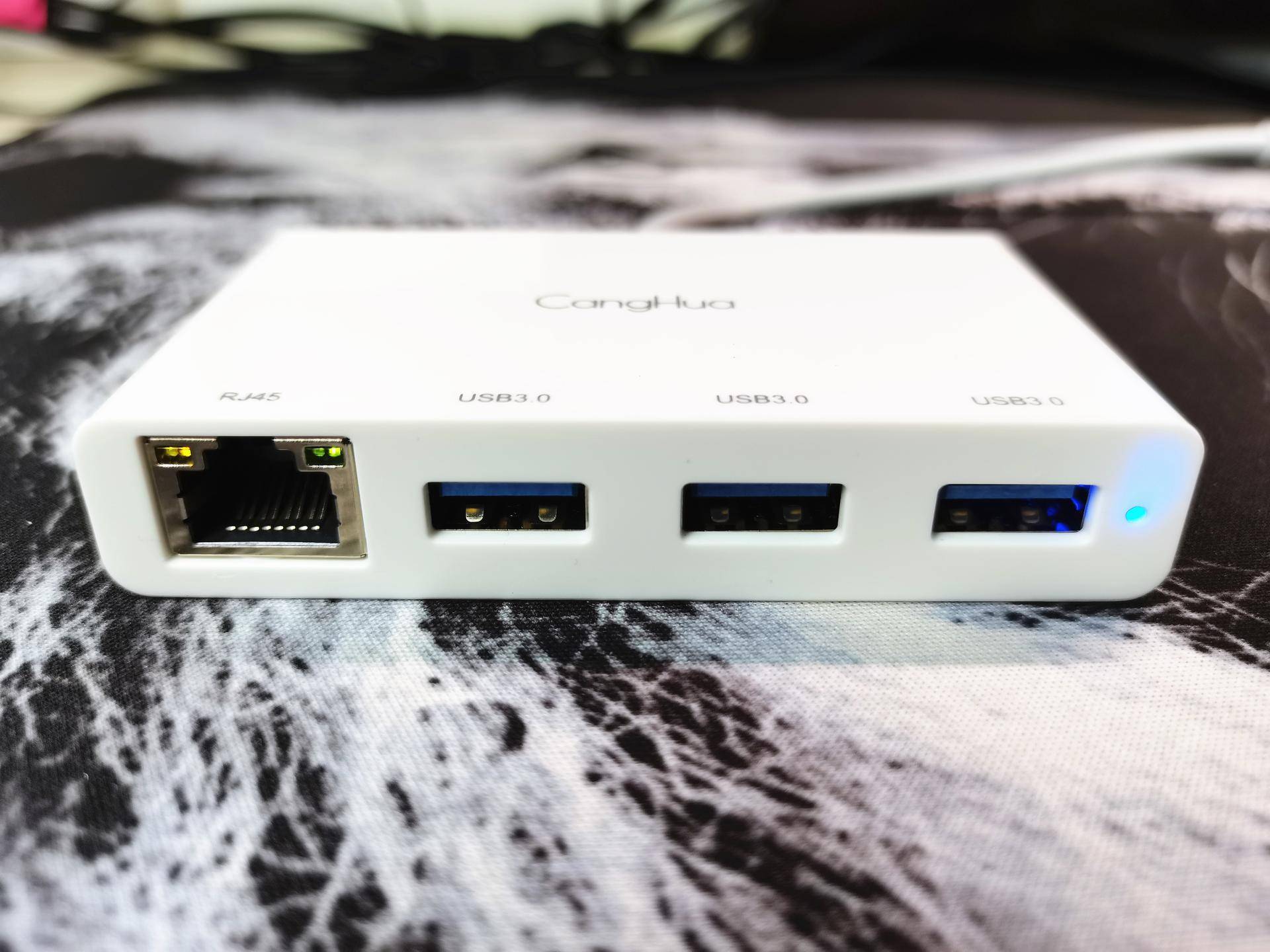 五折好物，解决笔记本没有网口的尴尬，还送3个USB3.0接口