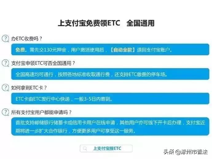 涿州etc政策,涿州哪里有etc现场办理点