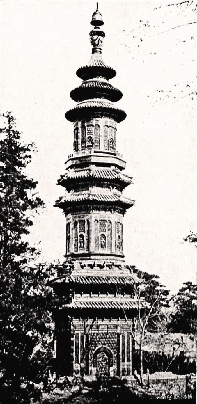 画说丨百年前德国建筑师镜头下的北京宝塔