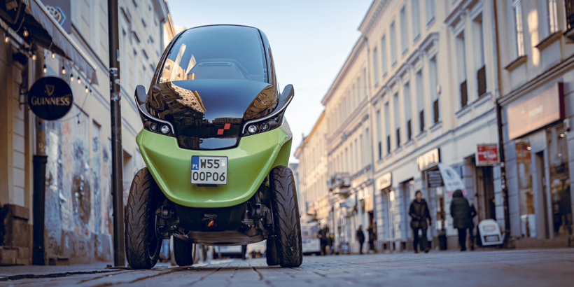 波兰车企推出折叠电动车，能屈能伸好停车，就是看起来不耐撞