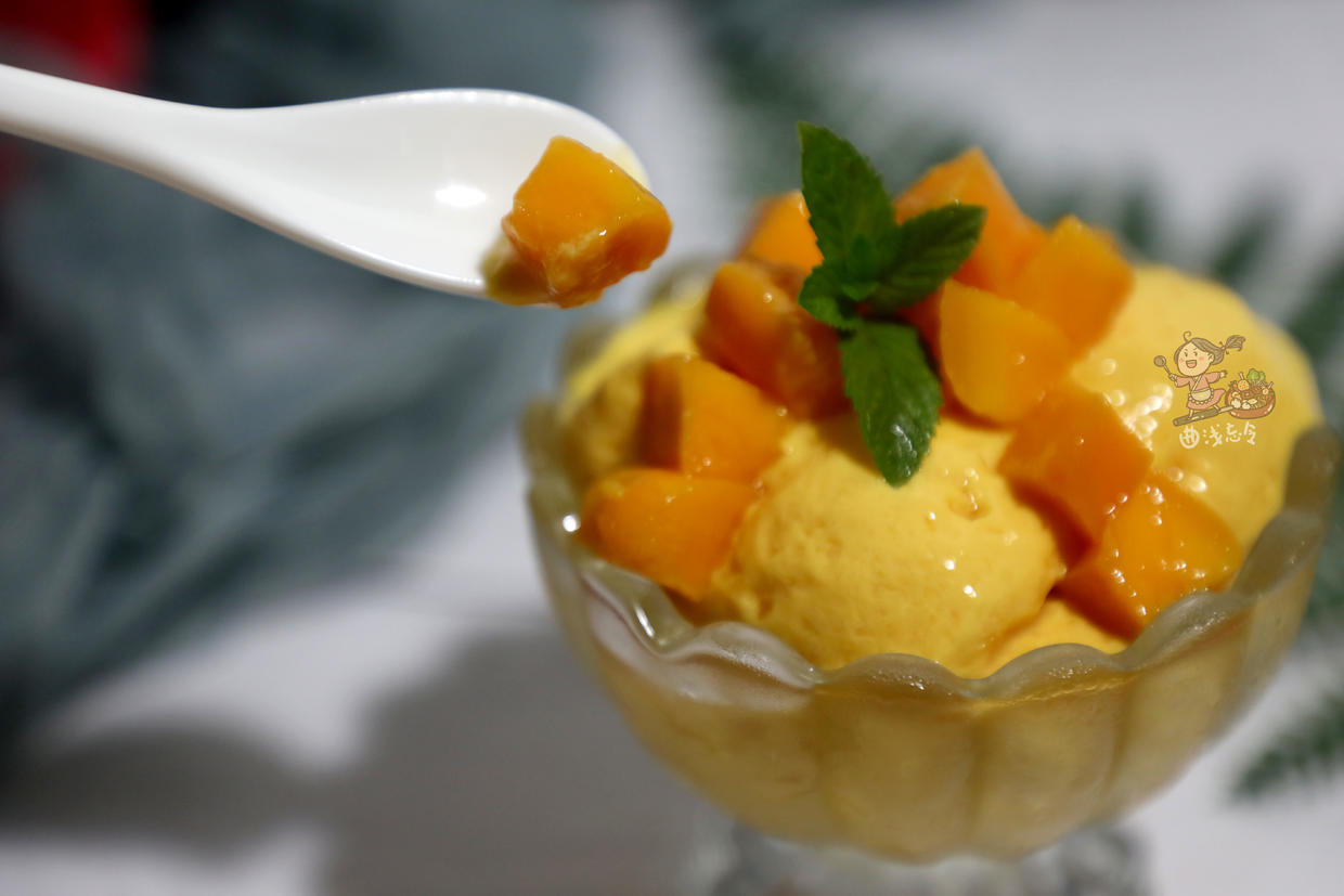 没有材料怎么做水果沙冰,沙冰制作方法不用榨汁机