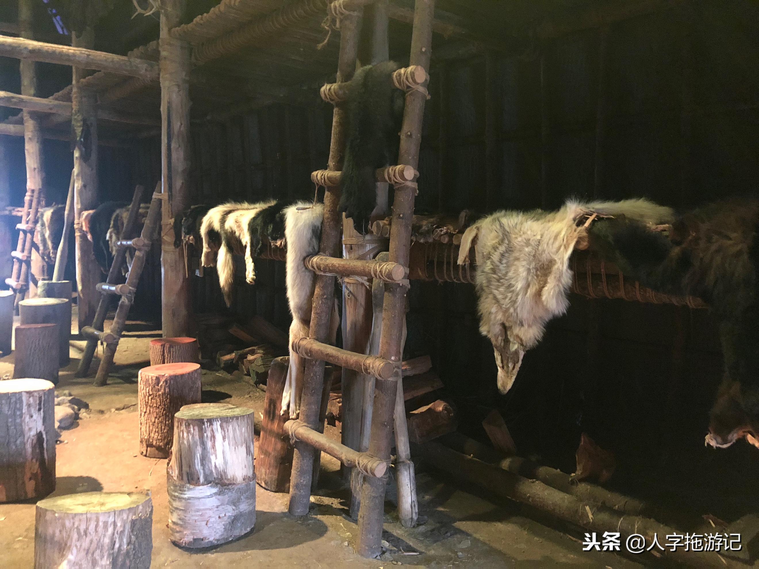 冬日极客,加拿大Wendake穿着狼爪去狼族