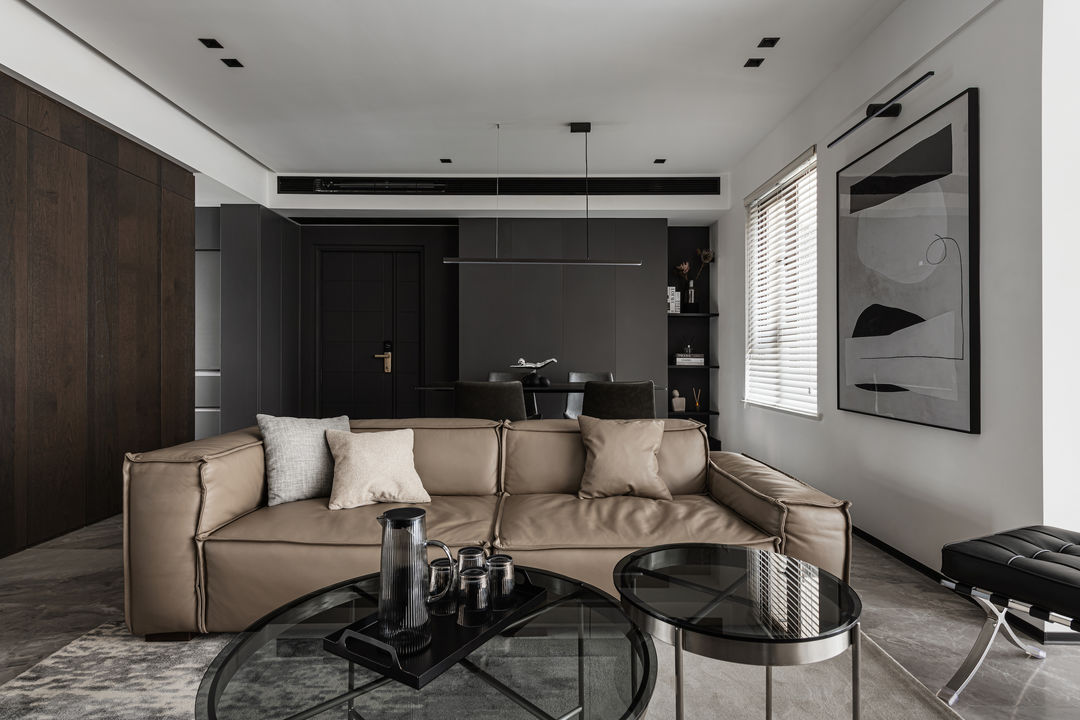 120平现代新中式设计越住越喜欢,大户型120平装修朴素舒适