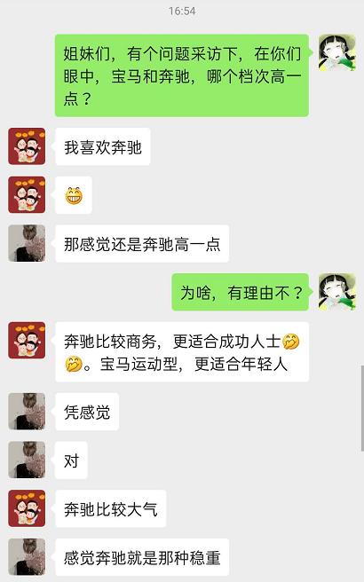 在女生眼里宝马和奔驰哪个有面子,女人眼中奔驰和宝马哪个档次更高