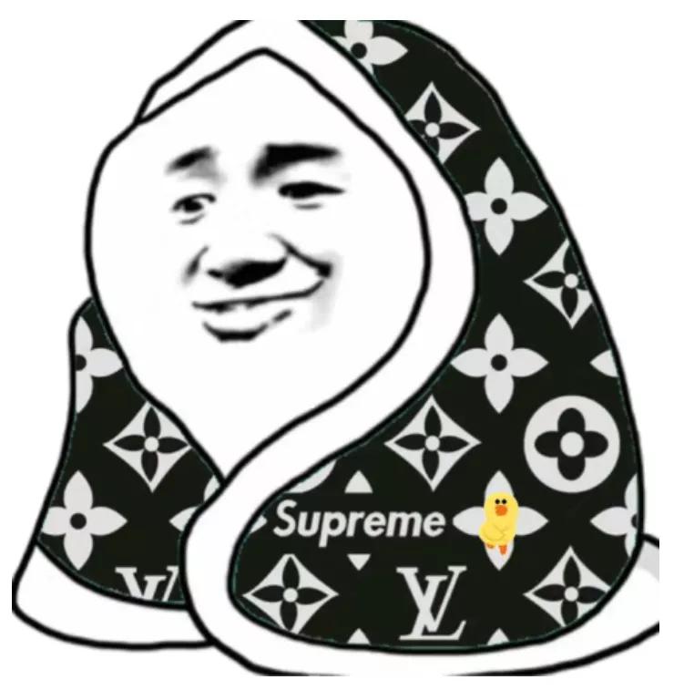 贝克汉姆儿子卖原味儿SupremexLV联名卫衣