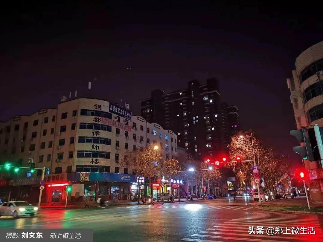 魅力小城夜景,魅力上街诗歌
