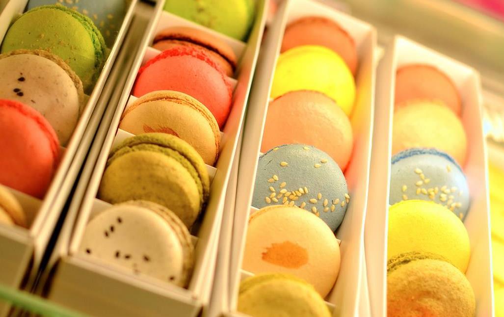 12个精致马卡龙,精致黏土手工马卡龙